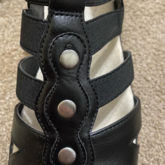 Croft&Borrow Black Depot Sandals Size 7 - Picture 3 of 6